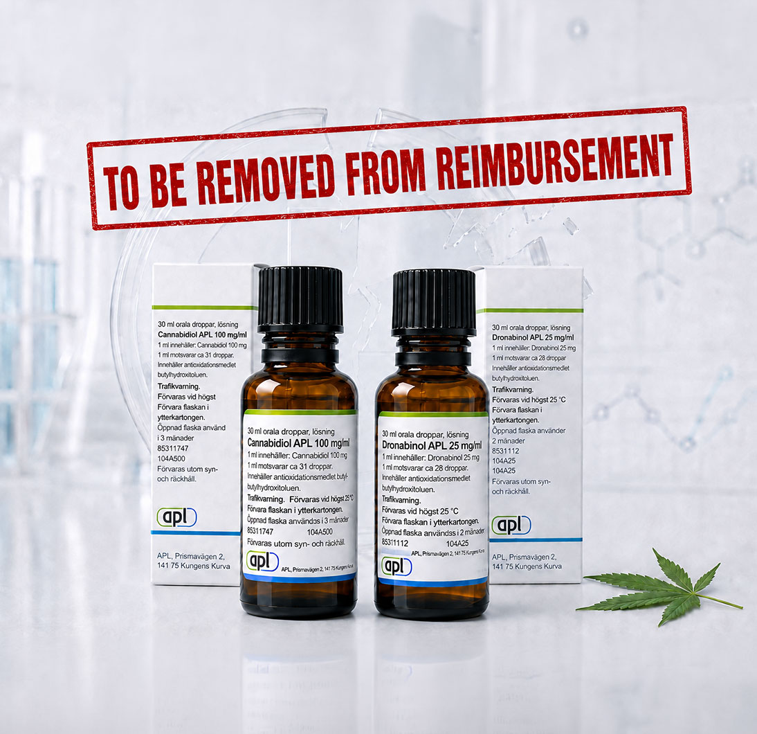 Sweden Removes Dronabinol and Cannabidiol Preparations from National Reimbursement